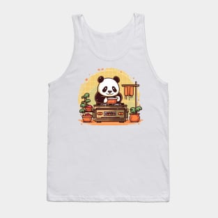 Cute chef panda bear Tank Top